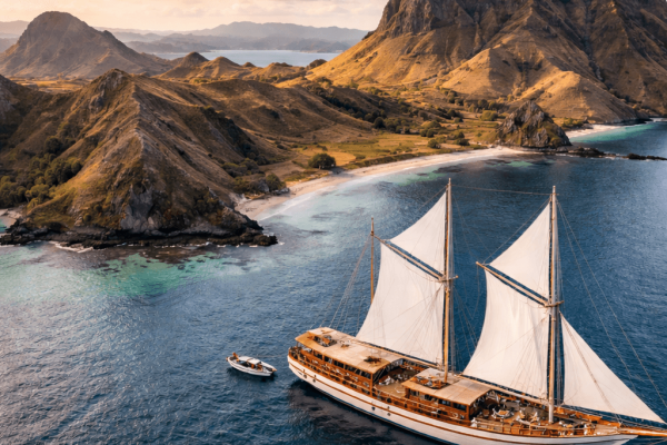Labuan Bajo tour sailing with phinisi boat in Komodo National Park - phinisea.com
